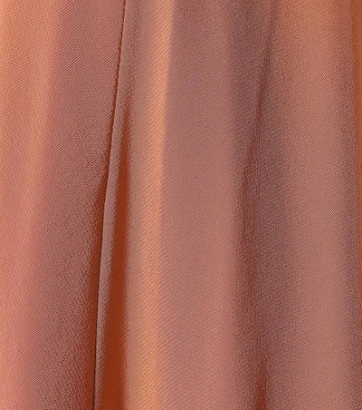 Shop Kalita Inky As The Night Sky Silk Skirt In Pink