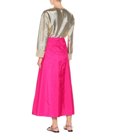 Shop Stella Mccartney Cynthia Taffeta Maxi Skirt