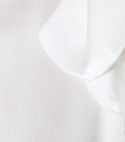 Shop Simone Rocha Silk Midi Dress In White