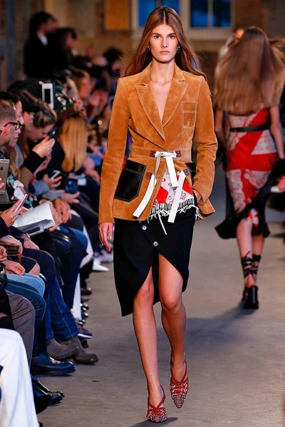 Shop Altuzarra Bastille Suede Jacket