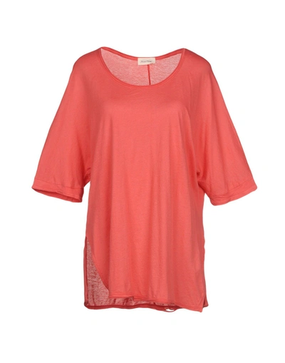 Shop American Vintage T-shirt In Coral