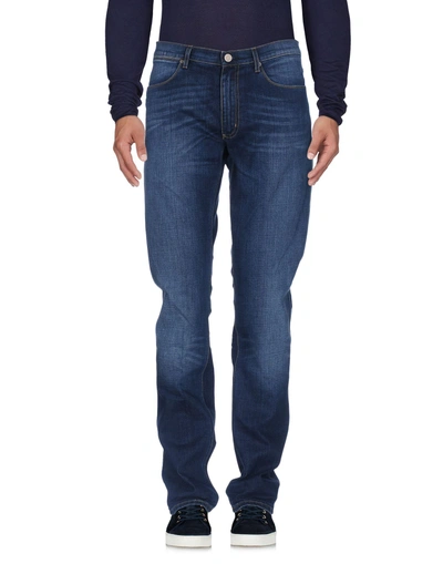 Shop Acne Studios Denim Pants In Blue