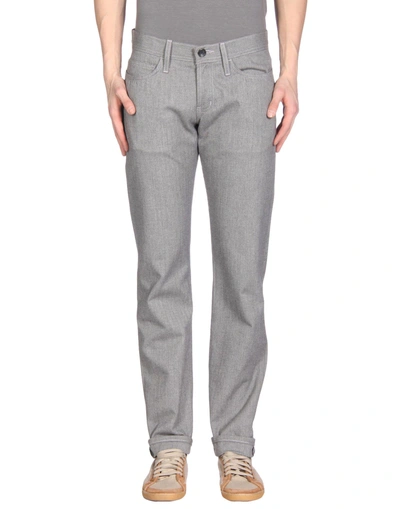 Shop Naked & Famous Denim Pants In Grey