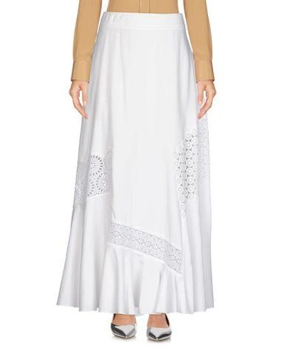 Shop Stella Mccartney Long Skirts In White
