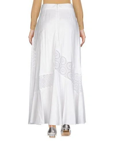 Shop Stella Mccartney Long Skirts In White