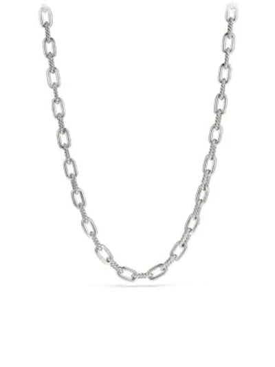 Shop David Yurman Women's Madison Small Necklace/8.5mm In Silver