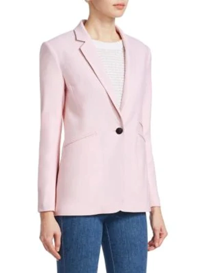 Shop Rag & Bone Ridley Wool Blazer In Baby Pink