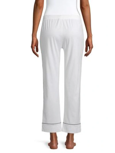 Shop Skin Orion Pima Cotton Pajama Pants In White