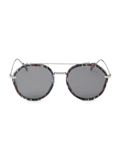 Shop Dior 53mm Aviator Sunglasses In Black Multi