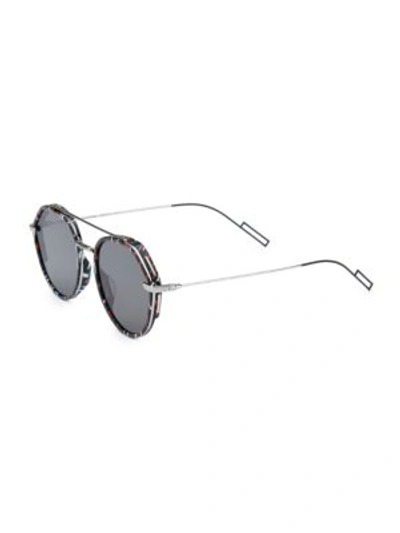 Shop Dior 53mm Aviator Sunglasses In Black Multi