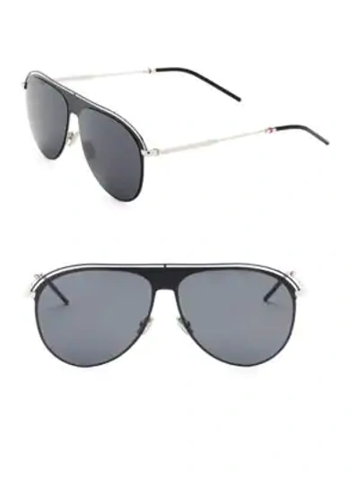 Shop Dior 59mm Aviator Sunglasses In Grey Blue