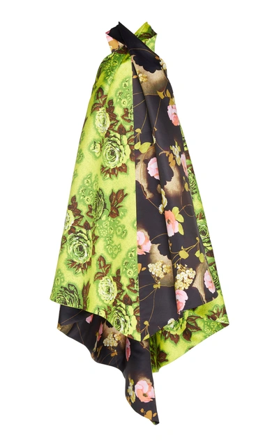 Shop Richard Quinn Handkerchief Dress In Floral