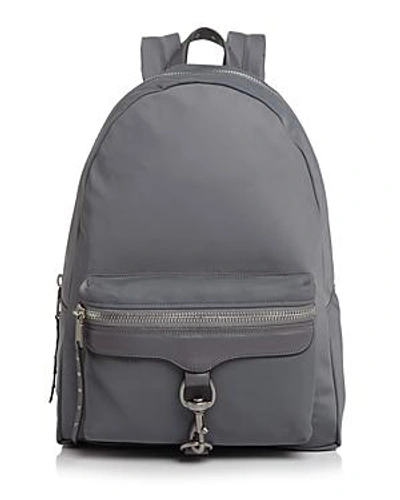 Shop Rebecca Minkoff Always On Mab Backpack In Gray/silver