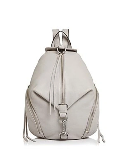Shop Rebecca Minkoff Julian Backpack In Putty/silver