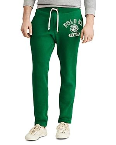 Shop Polo Ralph Lauren Tiger Graphic Sweatpants In Green