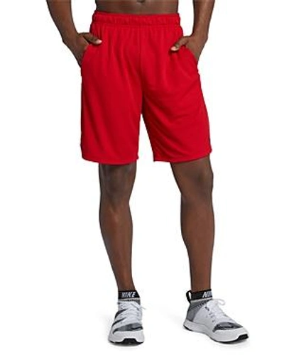 Shop Nike Dry Training Shorts 4.0 In Red