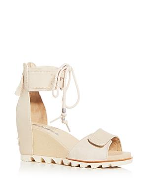 sorel joanie cuff wedge sandal