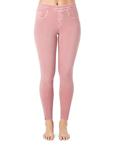 Shop Spanx Ankle Jean-ish Leggings In Rose Blush