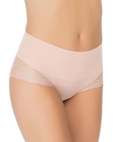 Shop Spanx Undie-tectable Cheeky High-waist Hipster In Rosy Pink