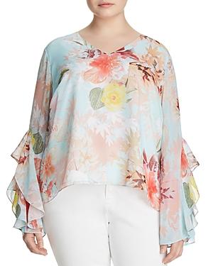 vince camuto bell sleeve top