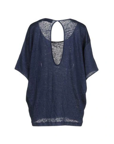 Shop Essentiel Antwerp T-shirts In Dark Blue