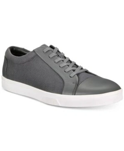 Shop Calvin Klein Men's Igor Lace-up Sneakers Men's Shoes In Gray