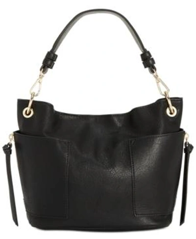 Shop Steve Madden Evelyn Hobo In Black/gold