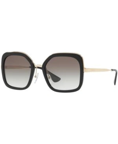 Shop Prada Sunglasses, Pr 57us In Gray Gradient/black