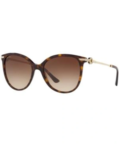 Shop Bvlgari Sunglasses, Bv8201b In Brown Gradient/brown