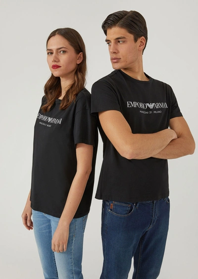 Shop Emporio Armani T-shirts - Item 12156500 In Black