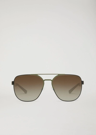 Shop Emporio Armani Sunglasses - Item 46575254 In Military Green