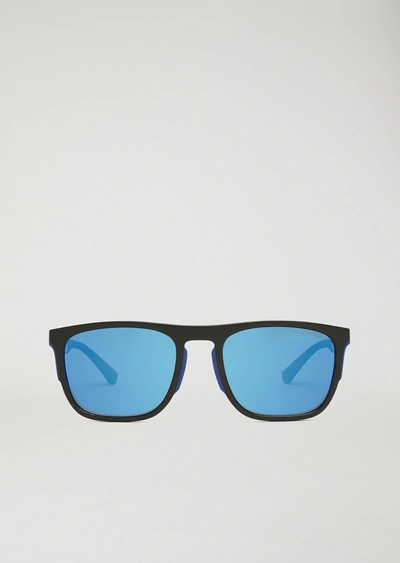 Shop Emporio Armani Sun-glasses - Item 46572008 In Blue