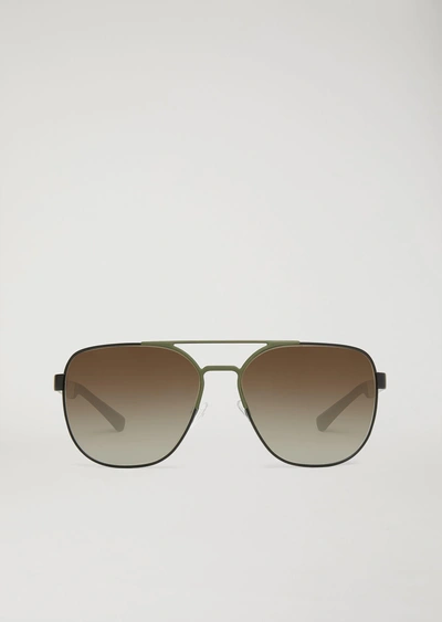 Shop Emporio Armani Sun-glasses - Item 46572035 In Military Green