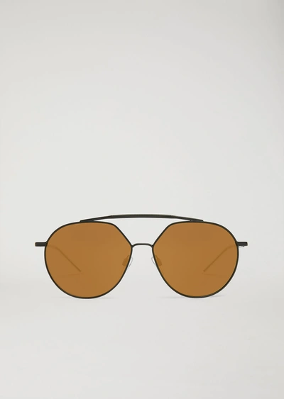 Shop Emporio Armani Sun-glasses - Item 46572296 In Anthracite