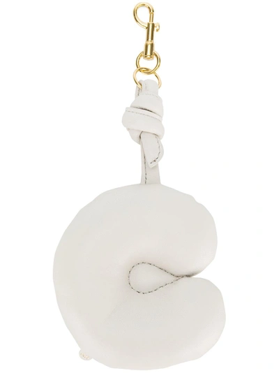 Shop Anya Hindmarch Chubby C Charm - Grey