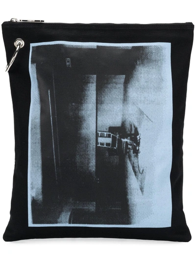Shop Calvin Klein 205w39nyc X Andy Warhol Foundation Little Electric Chair Clutch Bag