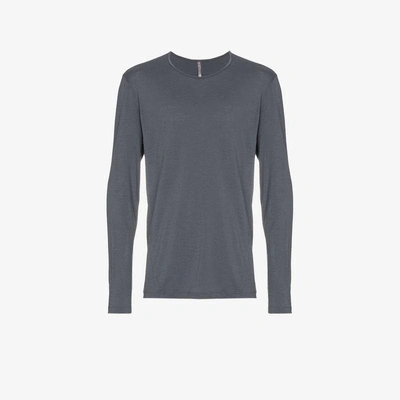 Shop Arc'teryx Veilance Frame Long Sleeve T-shirt In Grey