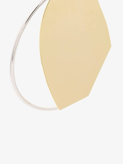 Shop Gaviria Jewellery Gaviria 'spaghetti Neon' Ohrring In Metallic