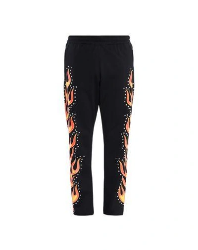 Shop Moschino Pants In Black