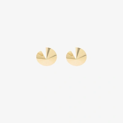 Shop Gaviria Jewellery Gaviria Metallic Gold Fortune Cookie Earrings