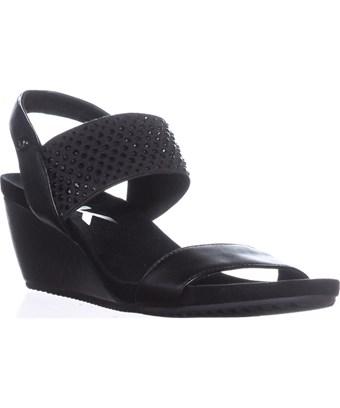 anne klein sport black wedge