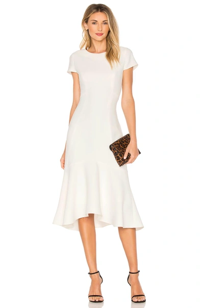 Shop Amanda Uprichard Evalina Dress In Ivory