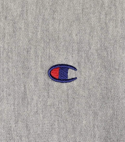 Shop Champion Cotton Sweatshirt In Grey