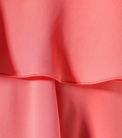 Shop Max Mara Fata Sleeveless Georgette Dress In Pink