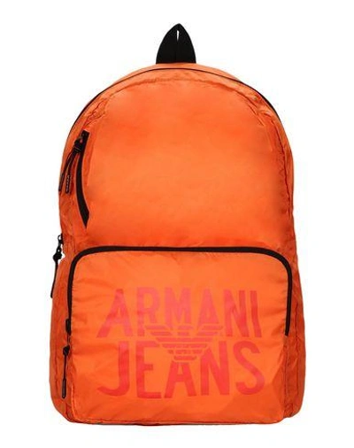 Shop Armani Jeans In Orange