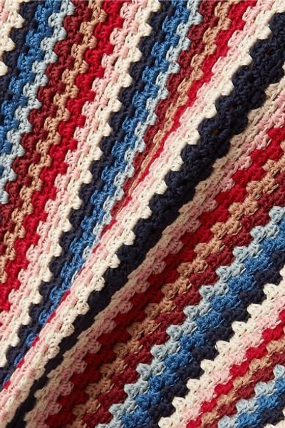 Shop Eleven Six Marlina Crocheted Pima Cotton Tunic In Red