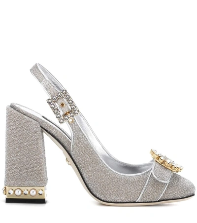 Shop Dolce & Gabbana Crystal-embellished Pumps In Female