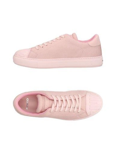 Shop Pinko Sneakers In Light Pink