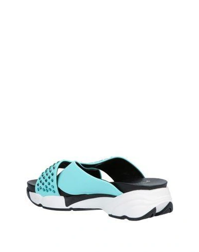 Shop Pinko Sandals In Turquoise