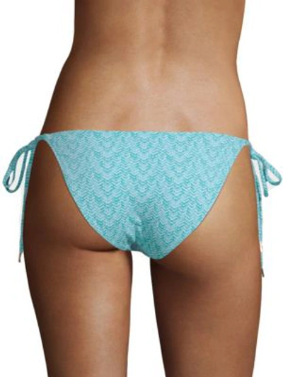 Shop Melissa Odabash Cancun Bikini Bottoms In Wave Blue